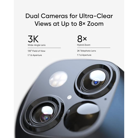 eufy Security 6/4/2/1 Pack SoloCam S340 with HomeBase S380, Solar Security Camera 4-Cam Kit, Wireless Outdoor Camera, 360° Pan and Tilt Surveillance, No Blind Spots, 2.4 GHz Wi-Fi, No Monthly Fee