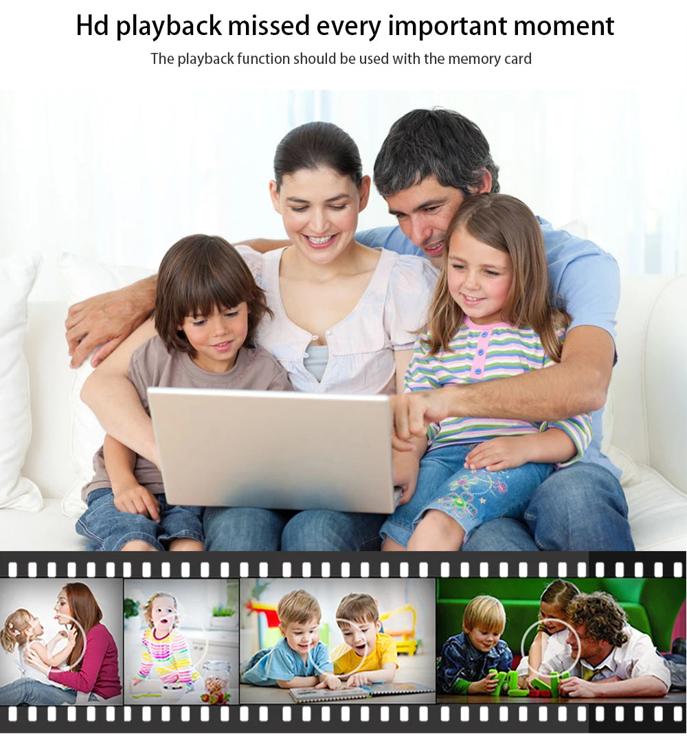 8MP 4K WiFi Security Camera Home Indoor Baby/Elderly Monitor AI Automatic Tracking Night Vision Audio CCTV Security Camera