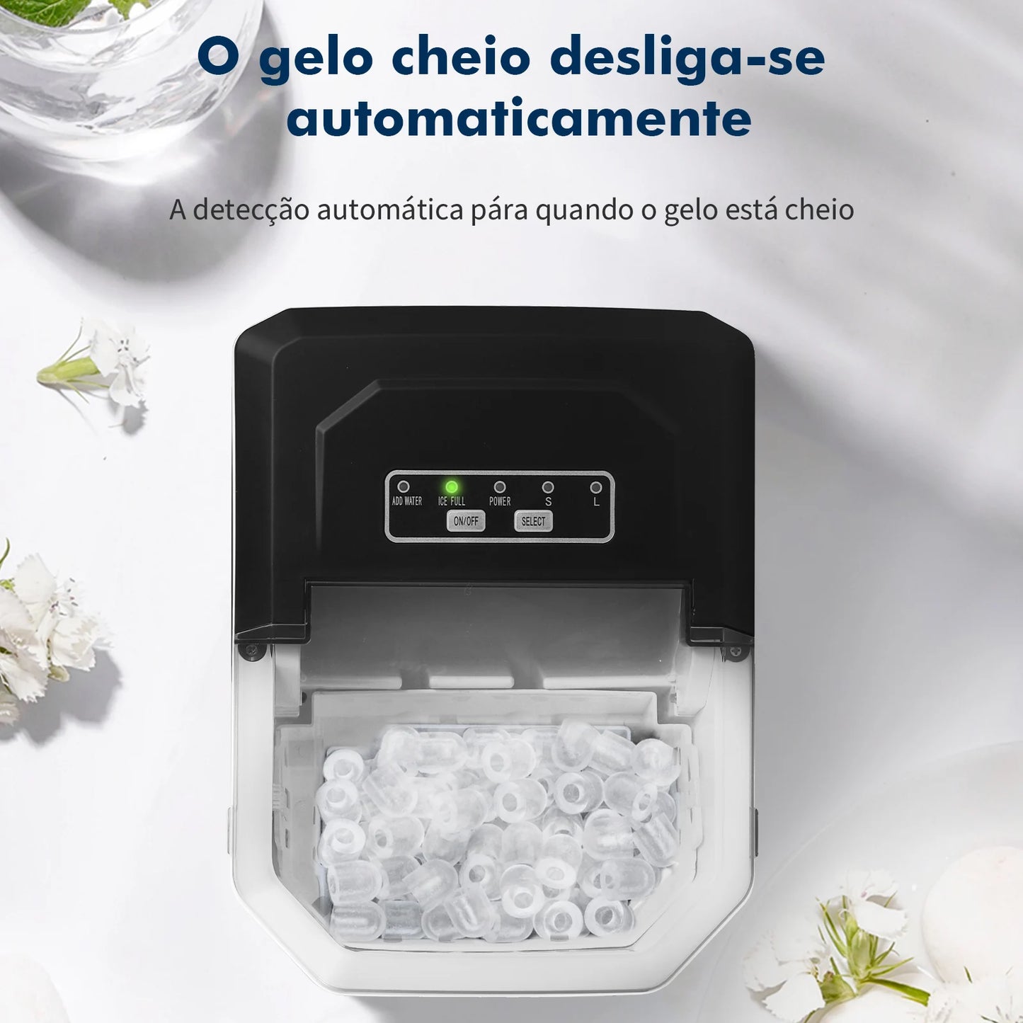 Electric Portable Ice Machine, Ice Machine, Ice Machine, Ice Making Machine, Portable Ice Making Machine, Coibeu
