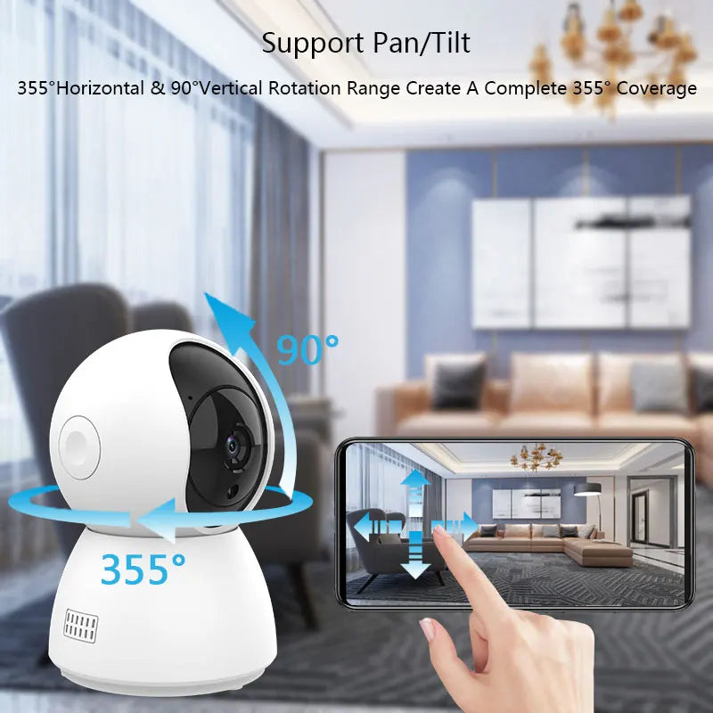 1080P Tuya Smart Mini WiFi IP Camera Indoor Wireless Surveillance Auto Tracking Of Human Home Security CCTV Baby Pet Monitor