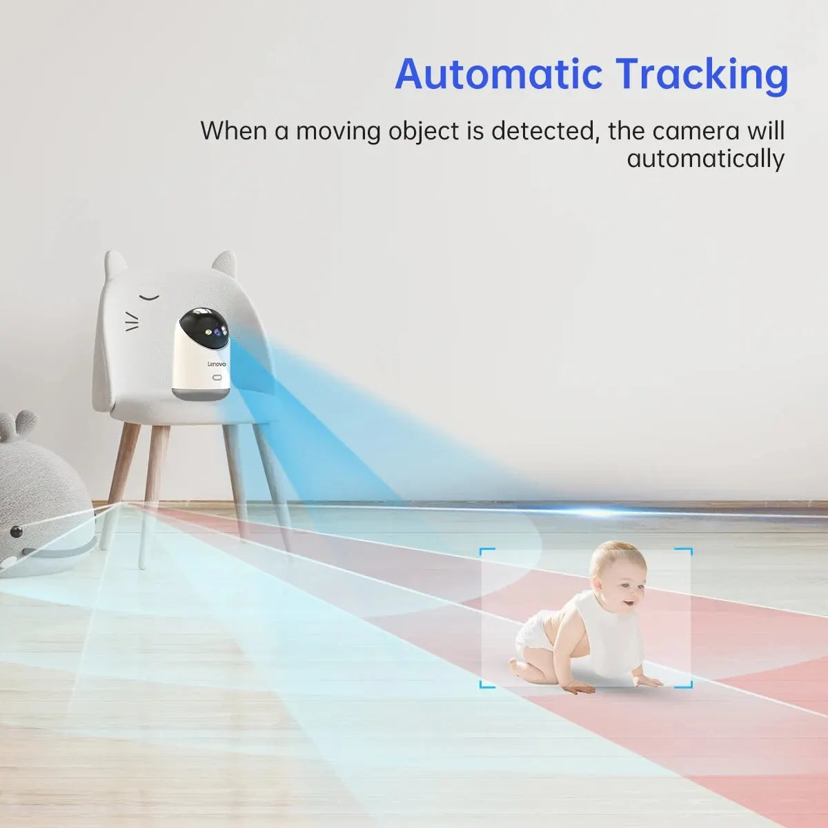 Lenovo 3MP 5G WiFi Smart Mini PTZ IP Camera