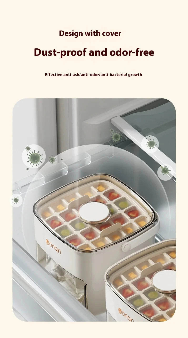 48-Block Ice Cube Maker With Storage