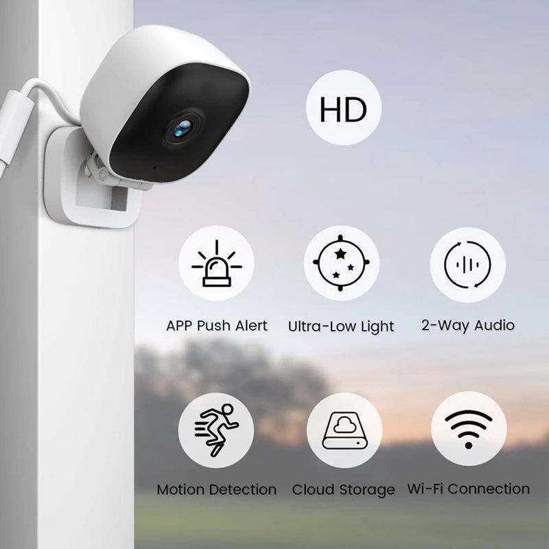 Xiaomi 4K Mini Security Camera Full Color Night Vision WiFi Monitor IP65 Waterproof Motion Detect Surveillance With 2 Way Audio