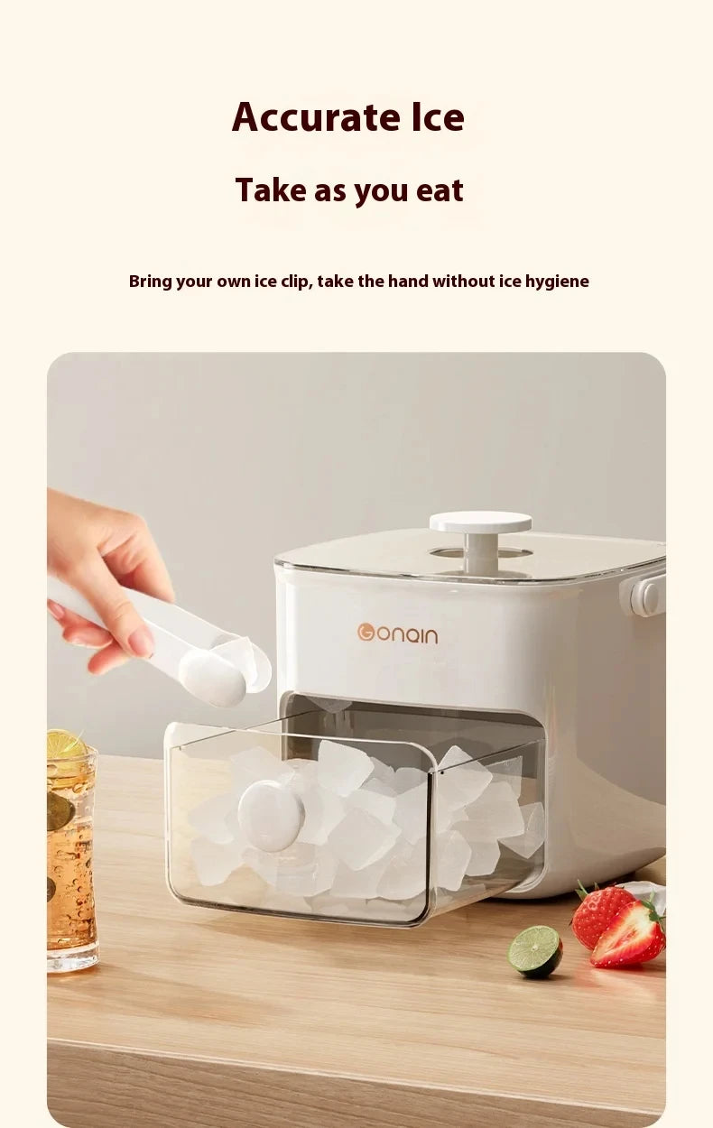 48-Block Ice Cube Maker With Storage