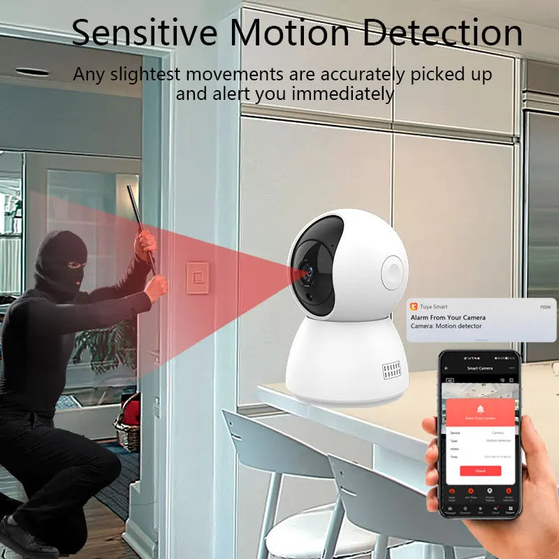 1080P Tuya Smart Mini WiFi IP Camera Indoor Wireless Surveillance Auto Tracking Of Human Home Security CCTV Baby Pet Monitor