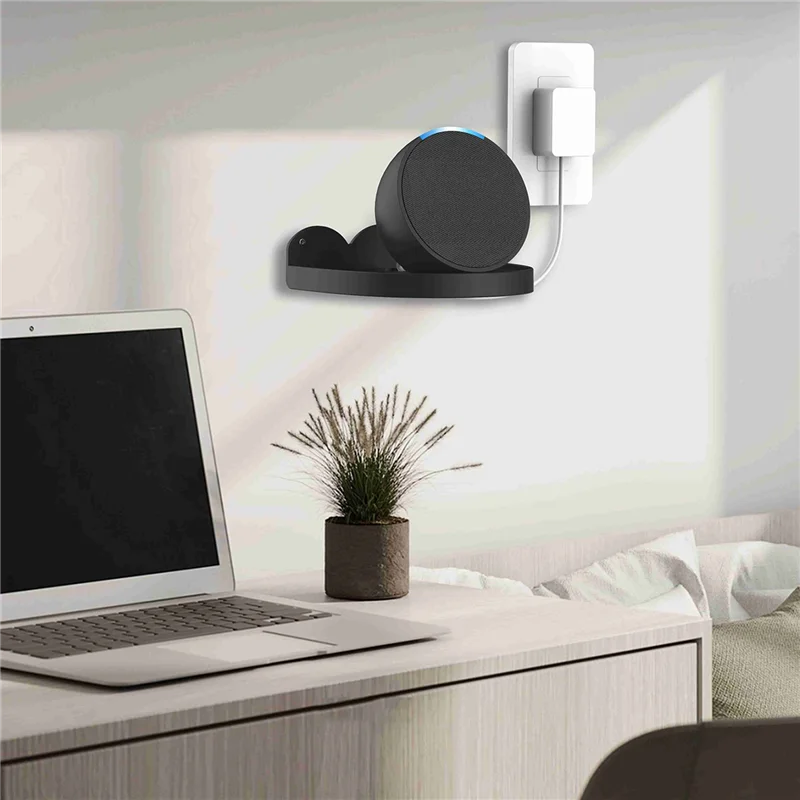EEB-fSmart Speaker Hanger for Echo Pop / Google Home Mini / Google Nest Mini Wall Mount Holder Speaker Bracket