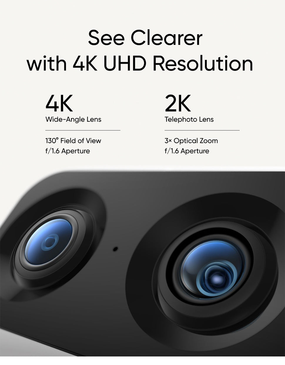 Anker Eufy Security Indoor Cam S350, Dual Cameras