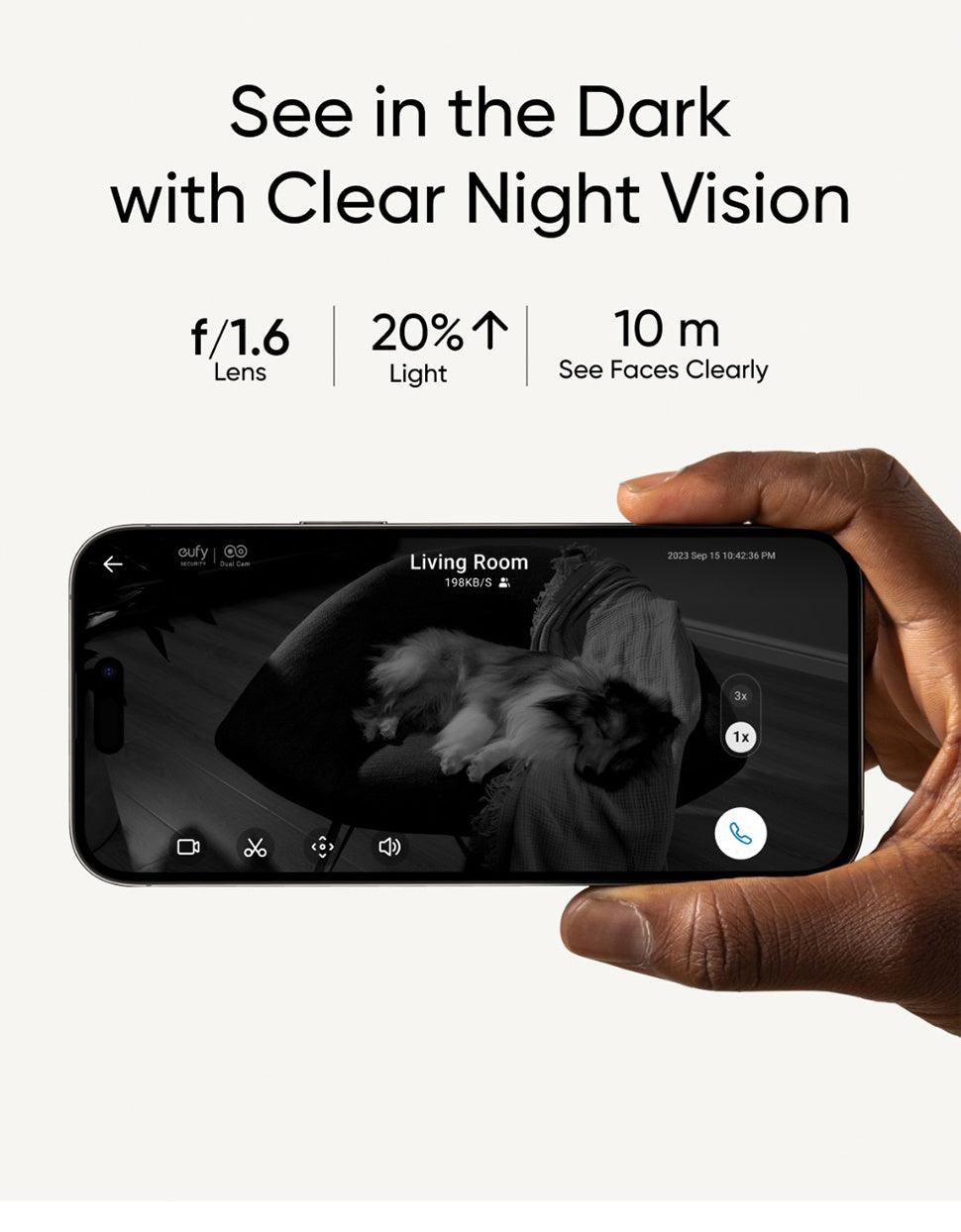 Anker Eufy Security Indoor Cam S350, Dual Cameras