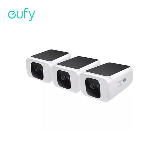 eufy 2K Outdoor Solar Security Cameras (SoloCam S230) Spotlight Cam Night Vision 3pcs (Refurbished)