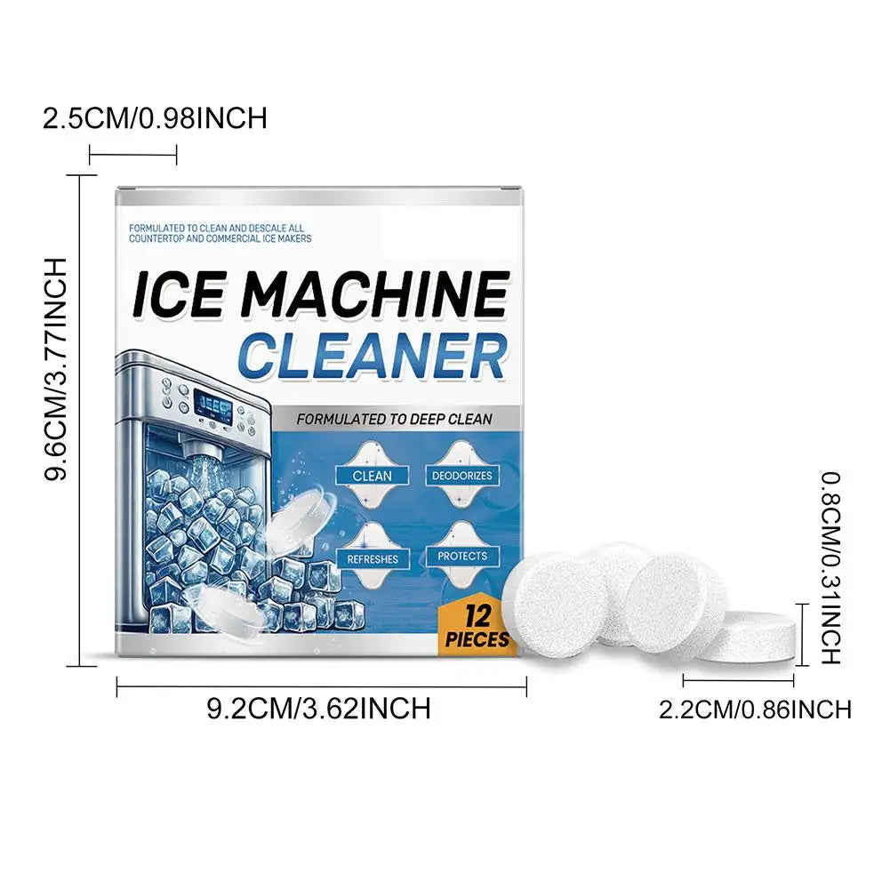 Ice Machine Cleaner Cleaning Tablets For Descaling Deodorizing Prolonging Ice Maker Lifespan