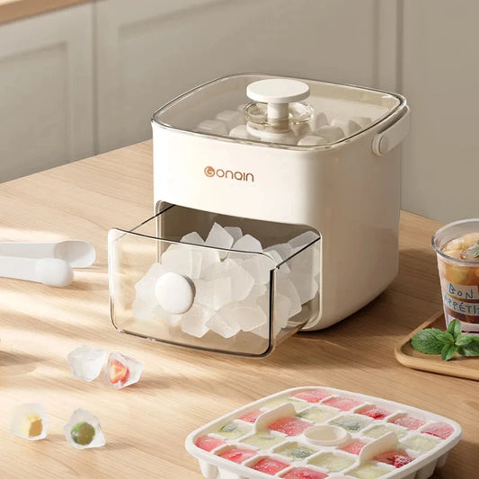 48-Block Ice Cube Maker With Storage