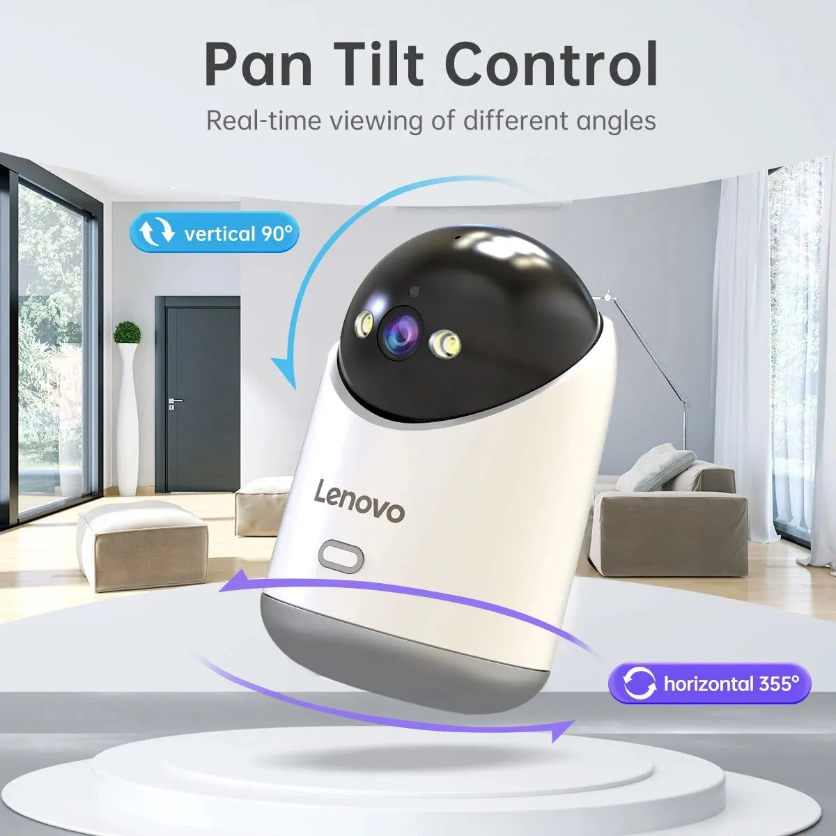 Lenovo 3MP 5G WiFi Smart Mini PTZ IP Camera