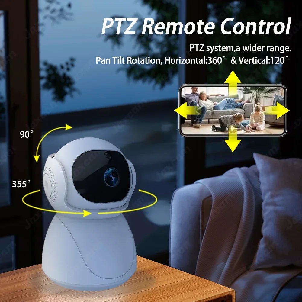 Mini Smart 5MP Wifi Camera IR Night Vision IP Indoor Home Video Camera Security Protection PIR Human Detection Baby Monitor