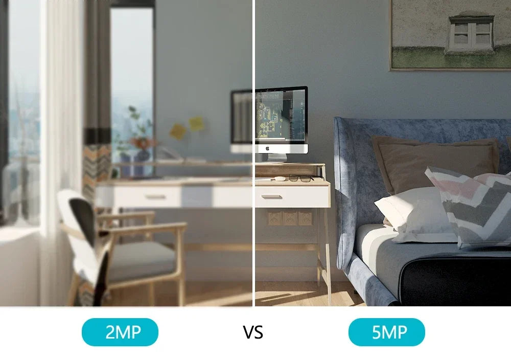 Mini Smart 5MP Wifi Camera IR Night Vision IP Indoor Home Video Camera Security Protection PIR Human Detection Baby Monitor