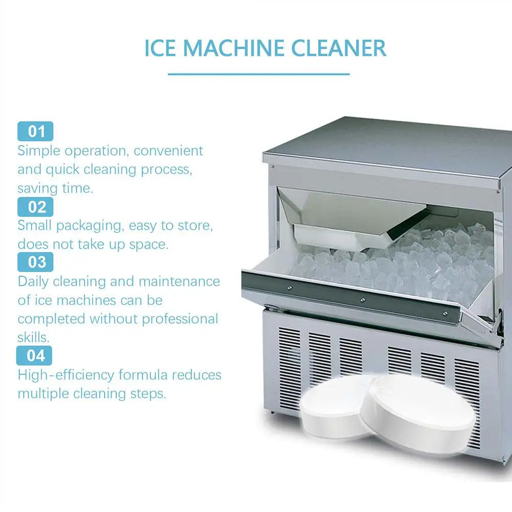 Ice Machine Cleaner Cleaning Tablets For Descaling Deodorizing Prolonging Ice Maker Lifespan