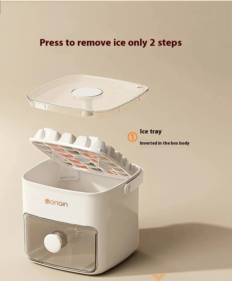 48-Block Ice Cube Maker With Storage