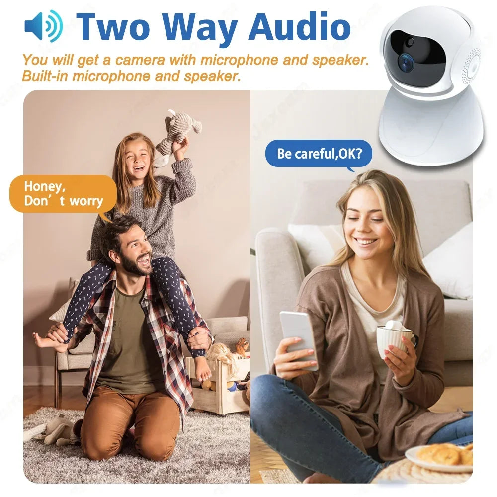 Mini Smart 5MP Wifi Camera IR Night Vision IP Indoor Home Video Camera Security Protection PIR Human Detection Baby Monitor