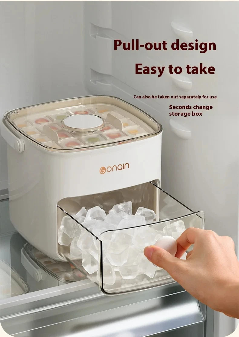 48-Block Ice Cube Maker With Storage