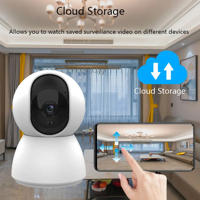 1080P Tuya Smart Mini WiFi IP Camera Indoor Wireless Surveillance Auto Tracking Of Human Home Security CCTV Baby Pet Monitor