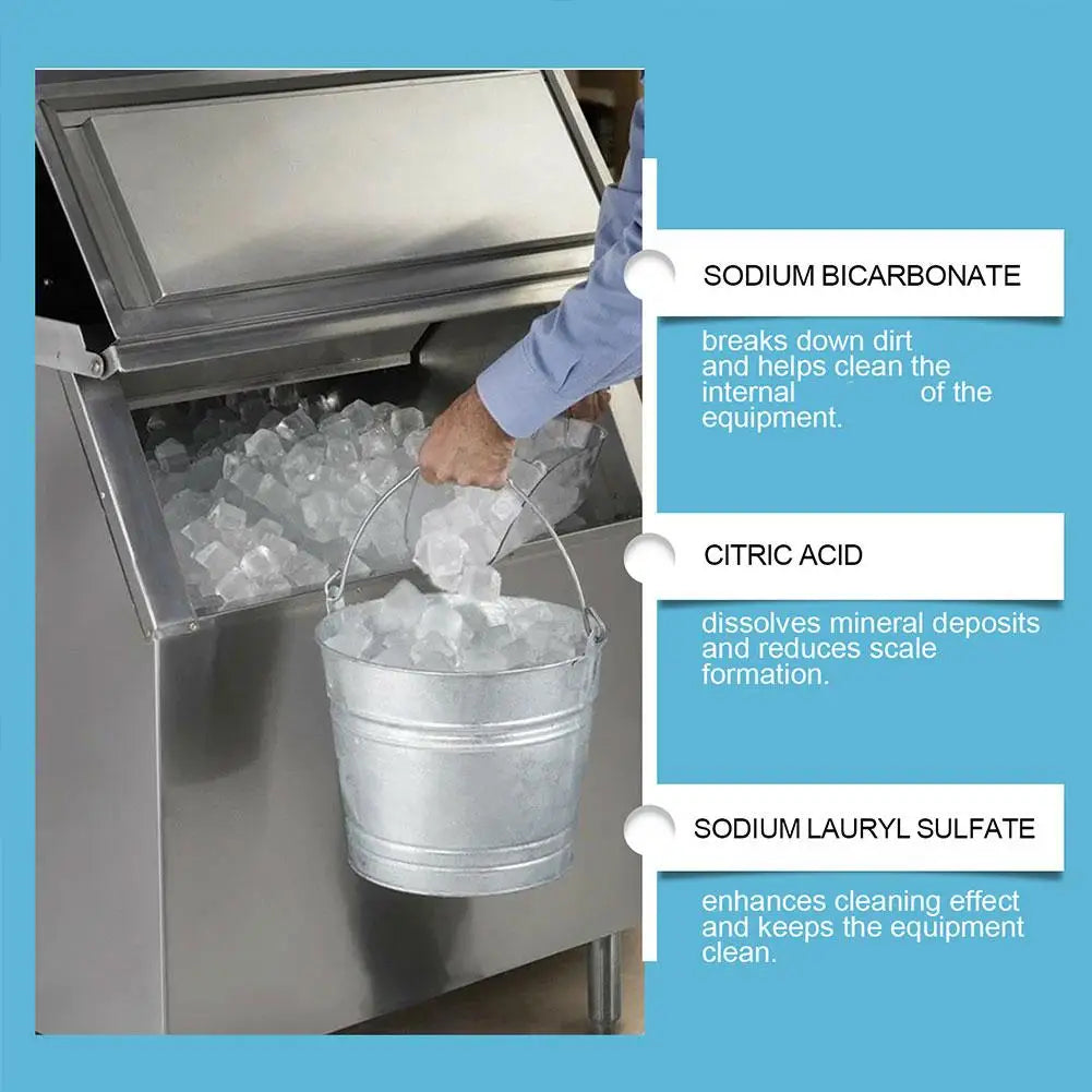 Ice Machine Cleaner Cleaning Tablets For Descaling Deodorizing Prolonging Ice Maker Lifespan