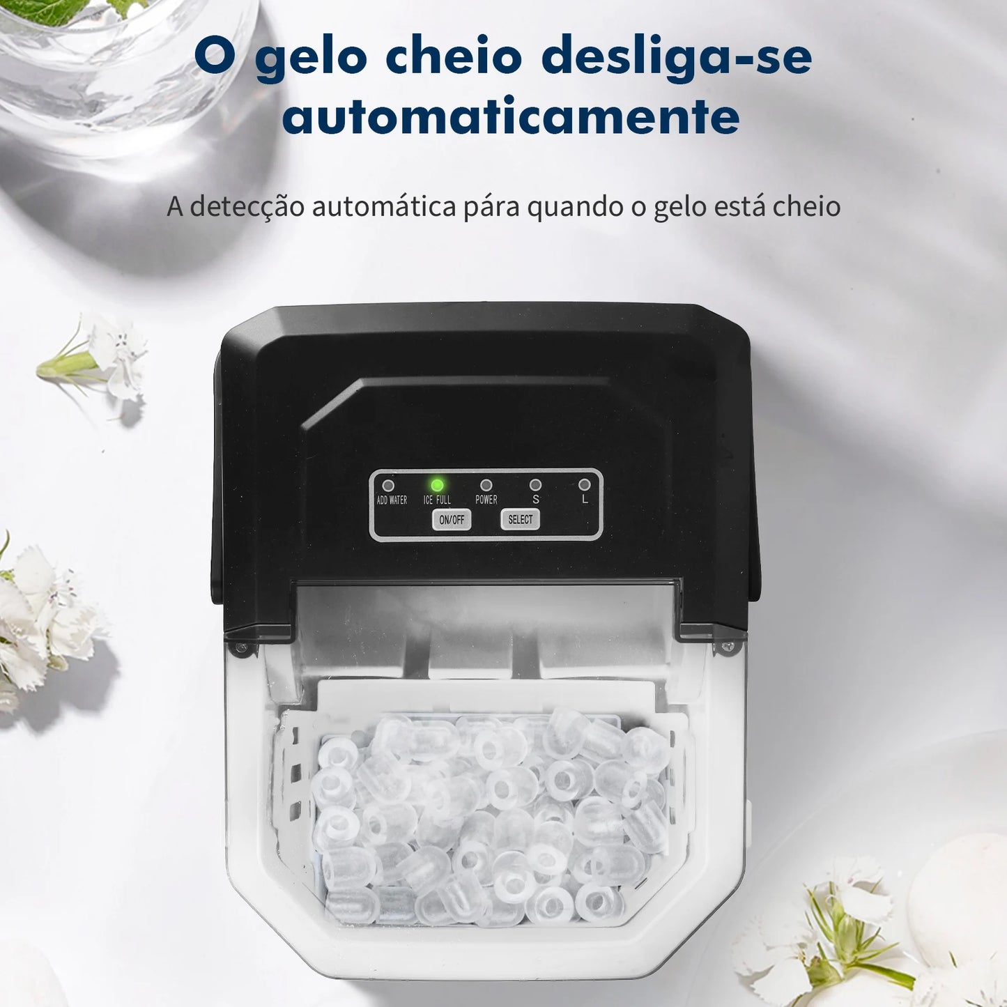 Electric Portable Ice Machine, Ice Machine, Ice Machine, Ice Making Machine, Portable Ice Making Machine, Coibeu