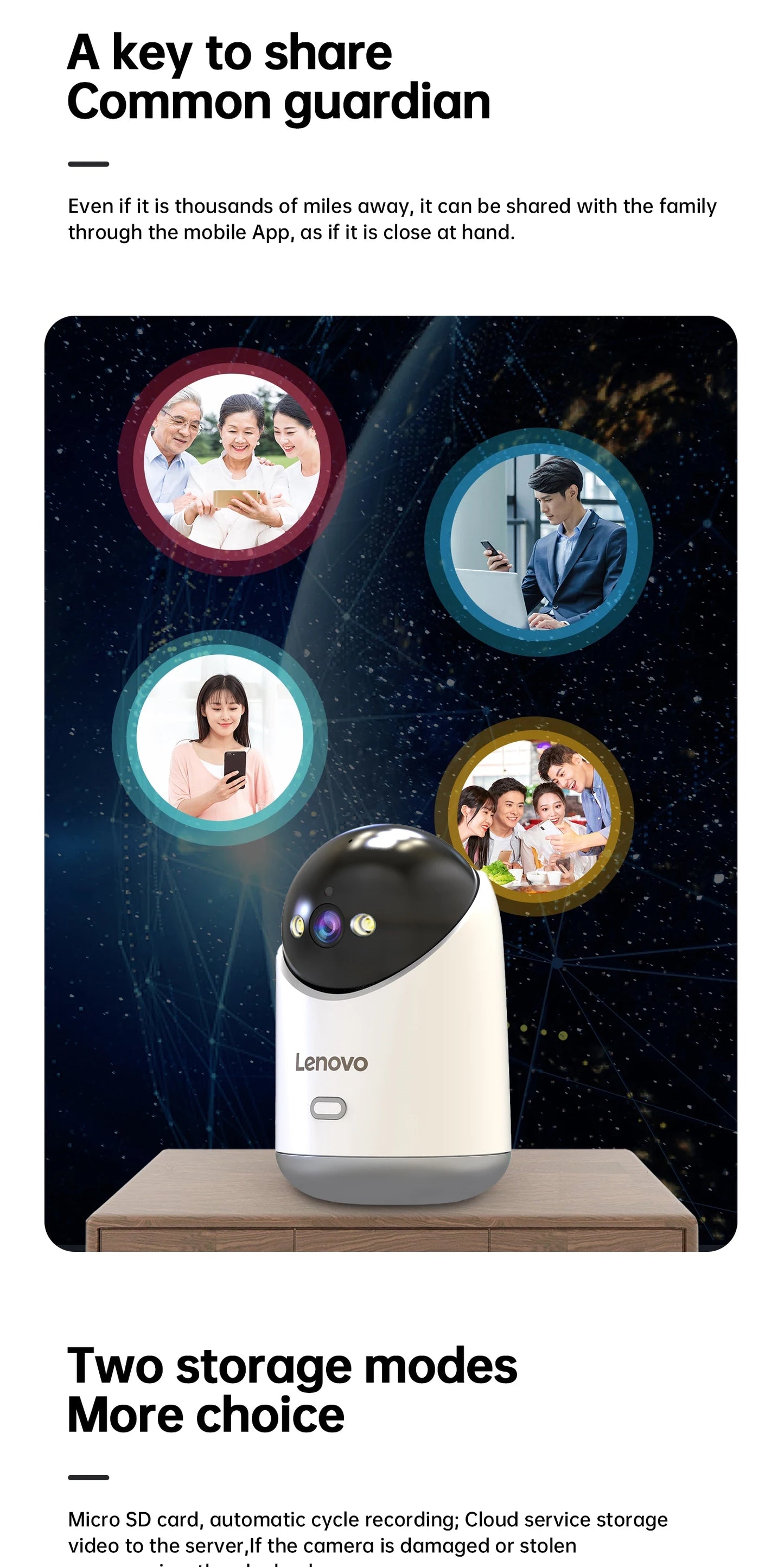 Lenovo 3MP 5G WiFi Smart Mini PTZ IP Camera