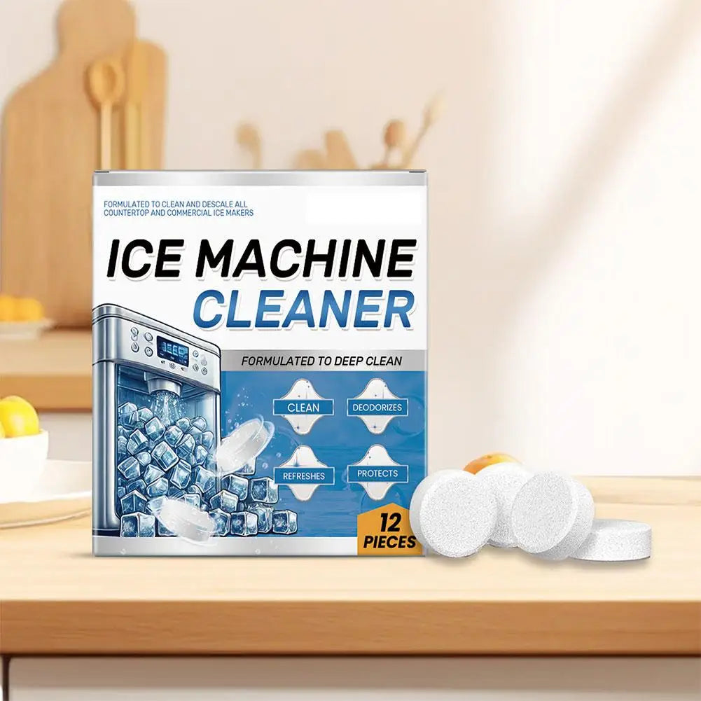Ice Machine Cleaner Cleaning Tablets For Descaling Deodorizing Prolonging Ice Maker Lifespan