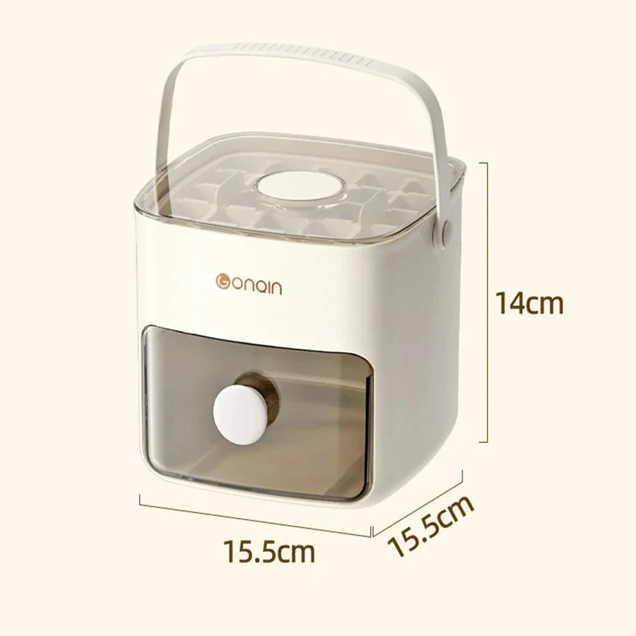 48-Block Ice Cube Maker With Storage