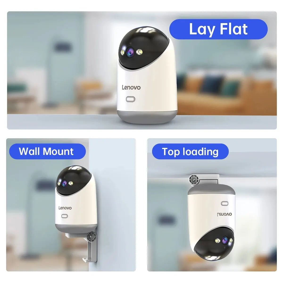 Lenovo 3MP 5G WiFi Smart Mini PTZ IP Camera
