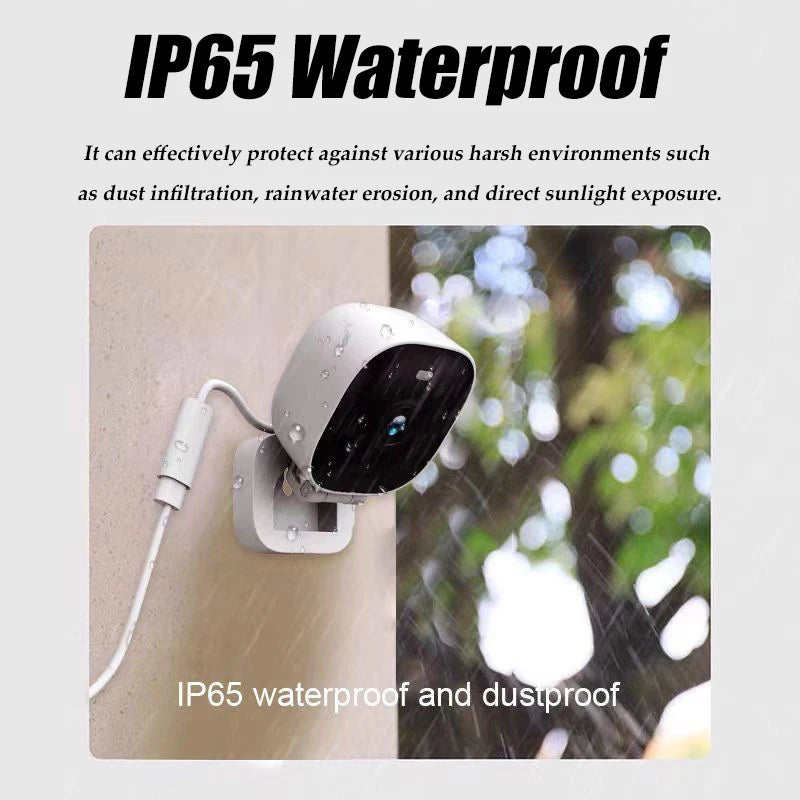 Xiaomi 4K Mini Security Camera Full Color Night Vision WiFi Monitor IP65 Waterproof Motion Detect Surveillance With 2 Way Audio