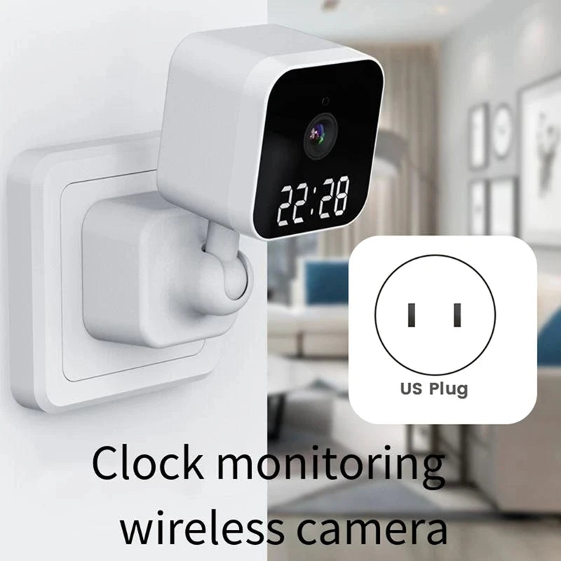 Tuya Wifi Camera With Digital Clock