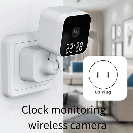 Tuya Wifi Camera With Digital Clock