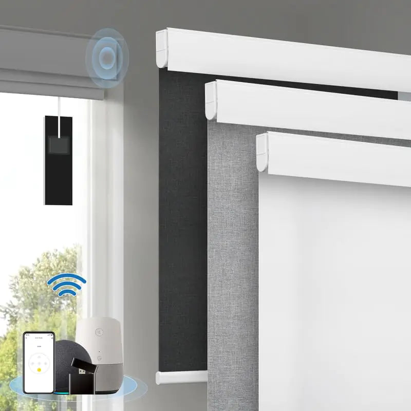 Motorized Blinds with [Free Solar Panels]