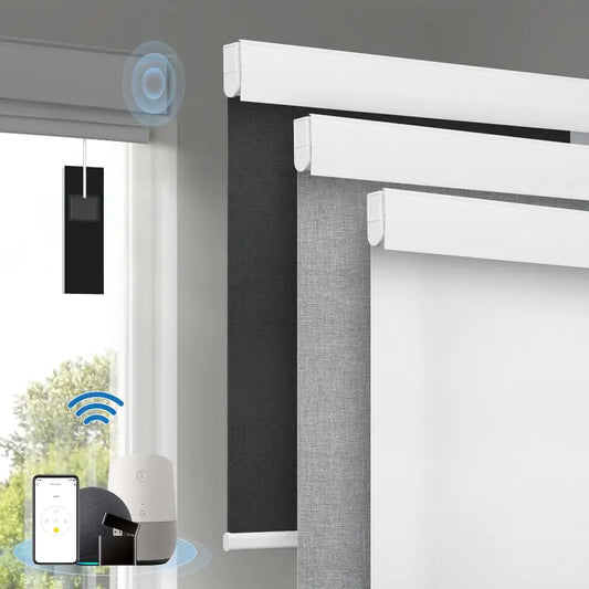 Motorized Blinds with [Free Solar Panels]